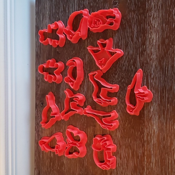 COPY - Vintage! 14 Animal Plastic Cookie Cutters - Picture 2 of 12